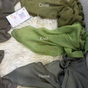 Olive linen kuwaity