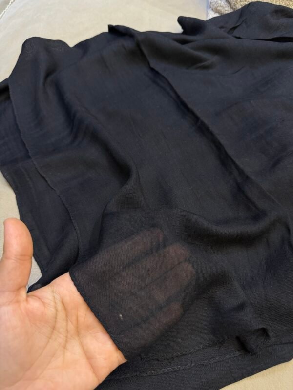 Black linen kuwaity