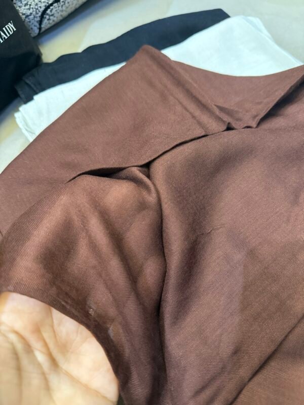 Brown linen kuwaity - Image 3