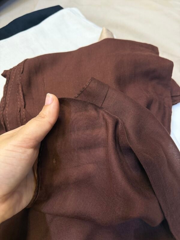 Brown linen kuwaity