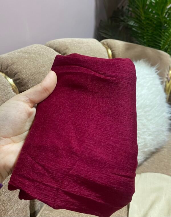 Burgundy linen kuwaity