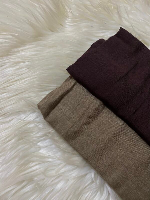 Brown linen kuwaity - Image 2