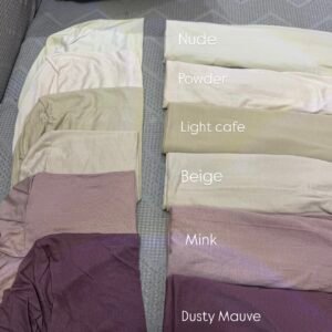 Cotton licra with bonnet - Mink