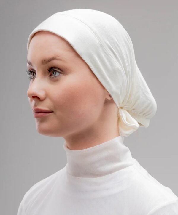Cotton kuwaity with tie-back bonnet - Image 2
