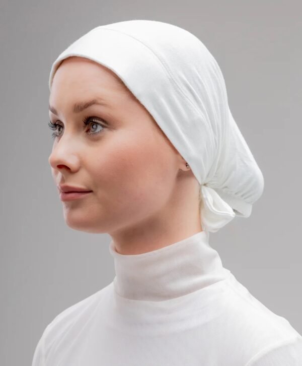 Cotton kuwaity with tie-back bonnet - Image 3