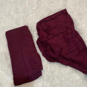 Bambo scarf + bonnet - Maroon