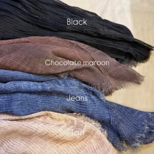 Messy chiffon - Black