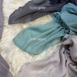 Dark gray linen kuwaity