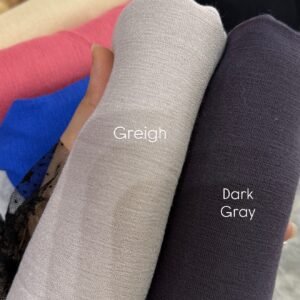 Dark gray linen kuwaity