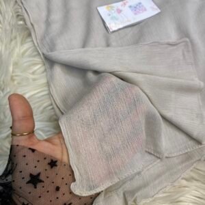Greigh Crinkle linen kuwaity