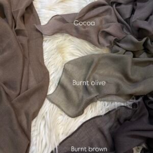 Burnt brown linen kuwaity