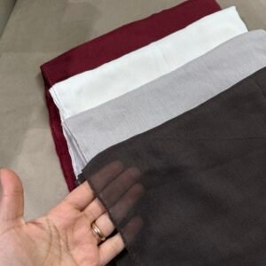 Burnt brown linen kuwaity