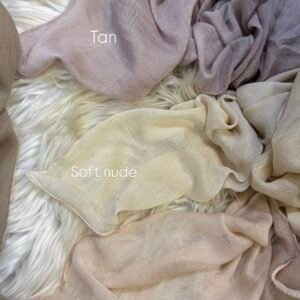 Soft nude linen kuwaity