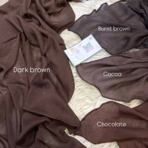 Dark brown linen kuwaity