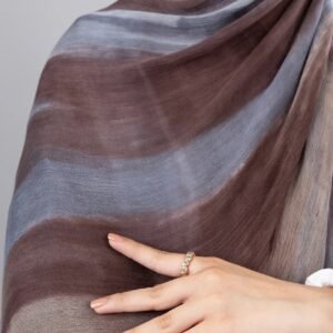 Tie Dye linen scarf