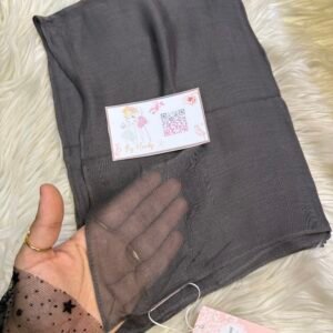 Dark gray 2 soft linen kuwaity-lady
