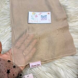 Beige soft linen kuwait-lady
